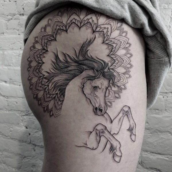 tatouage cheval 278