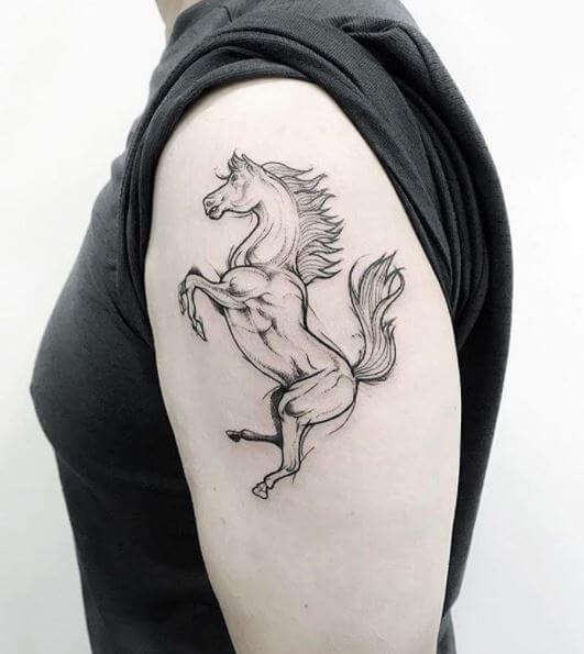 tatouage cheval 464