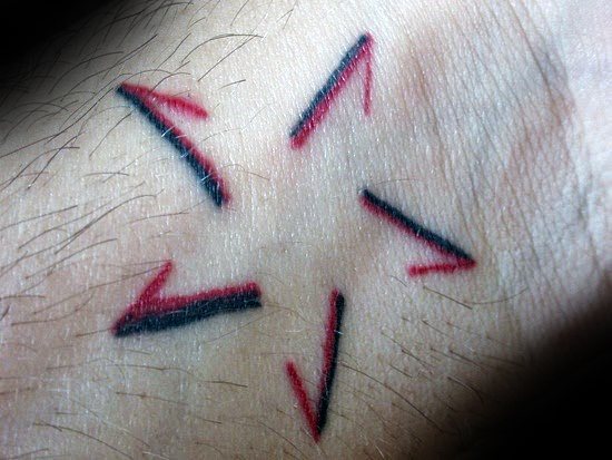 tatouage etoile 617