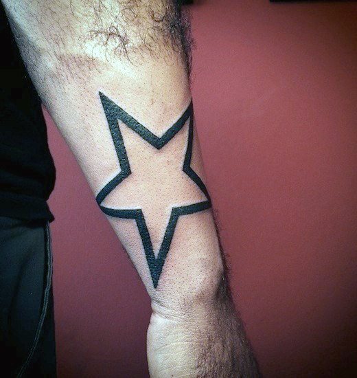 tatouage etoile 74