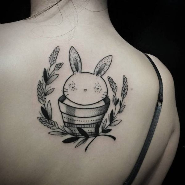 Tatouage Lapin Minimalistenull