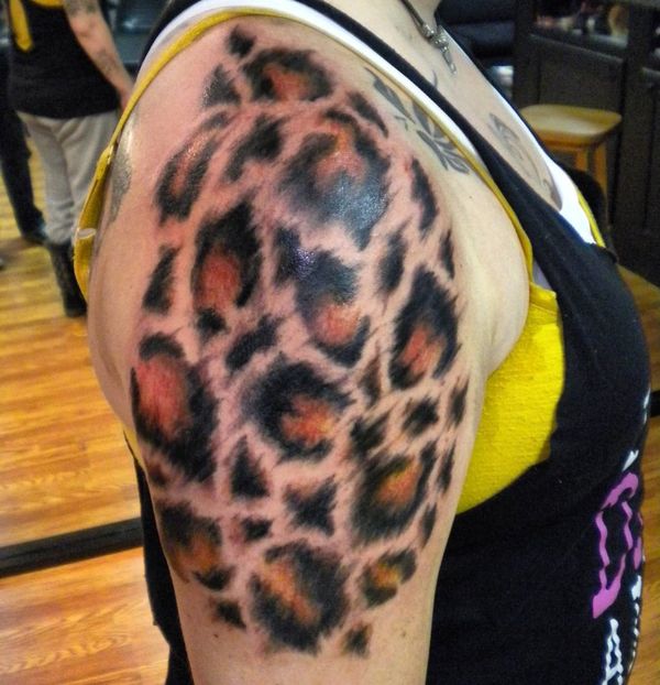 tatouage leopard 194