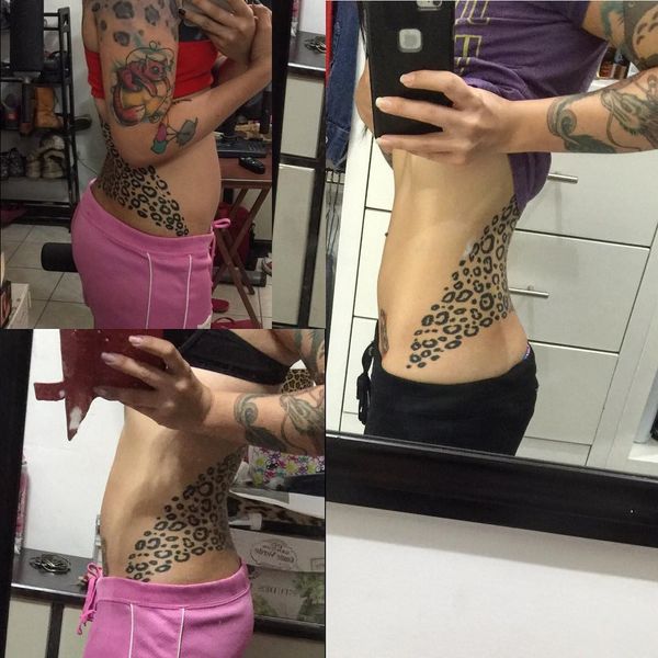 tatouage leopard 335