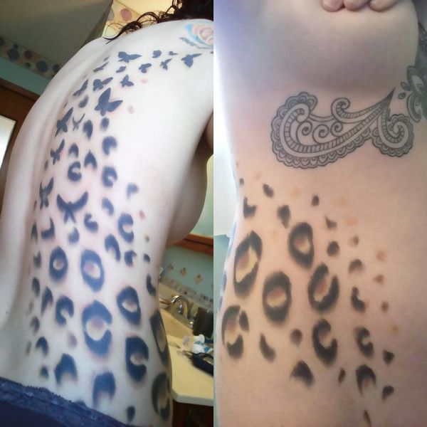 tatouage leopard 374