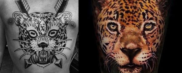 tatouage leopard 413