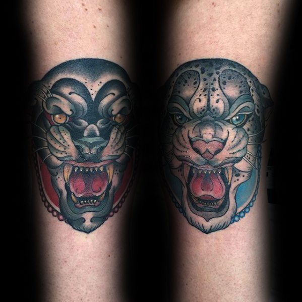tatouage leopard 416