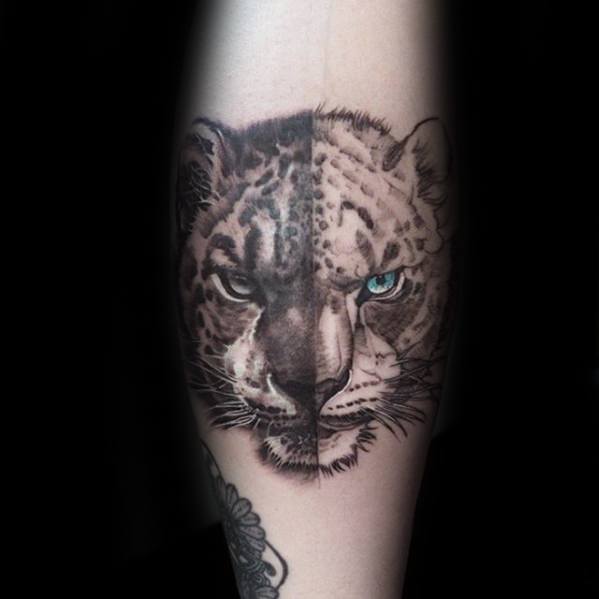 tatouage leopard 482