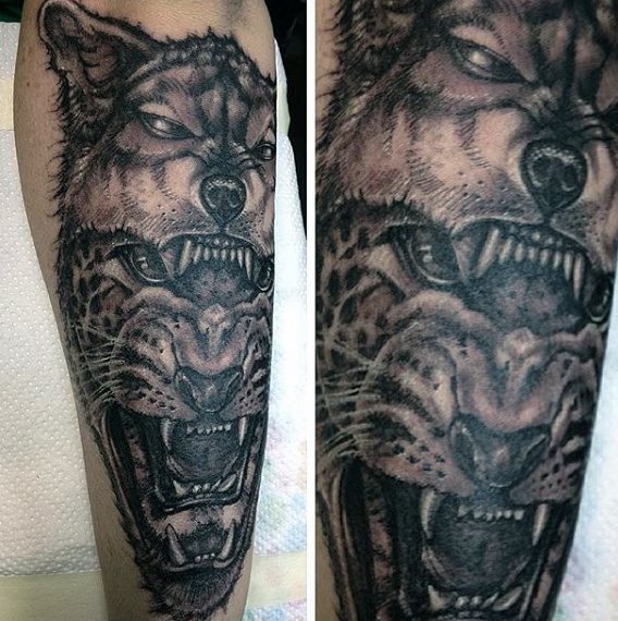 tatouage leopard 497