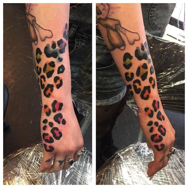 tatouage leopard 506