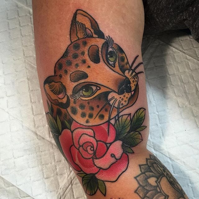 tatouage leopard 515