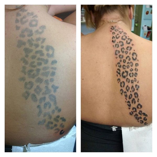 tatouage leopard 554