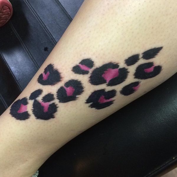 tatouage leopard 578