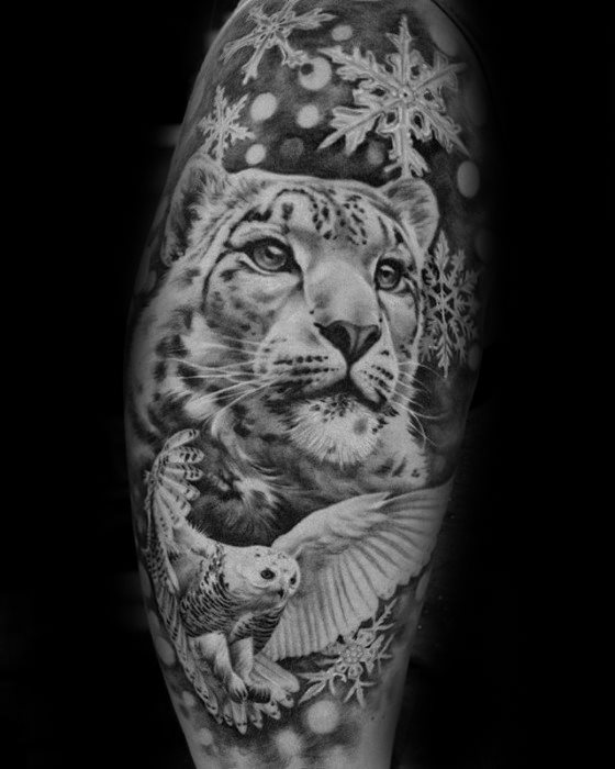 tatouage leopard 641