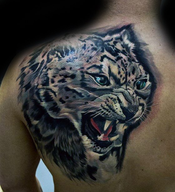 tatouage leopard 644