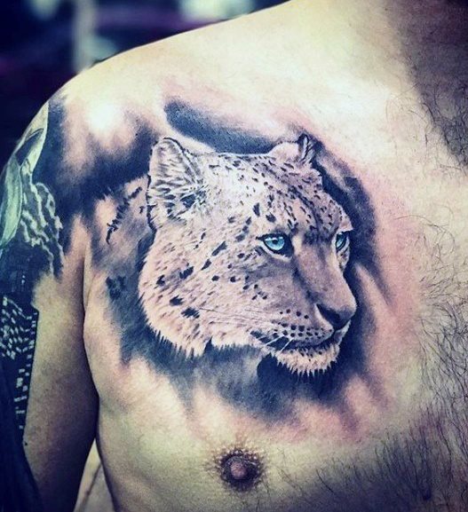tatouage leopard 671