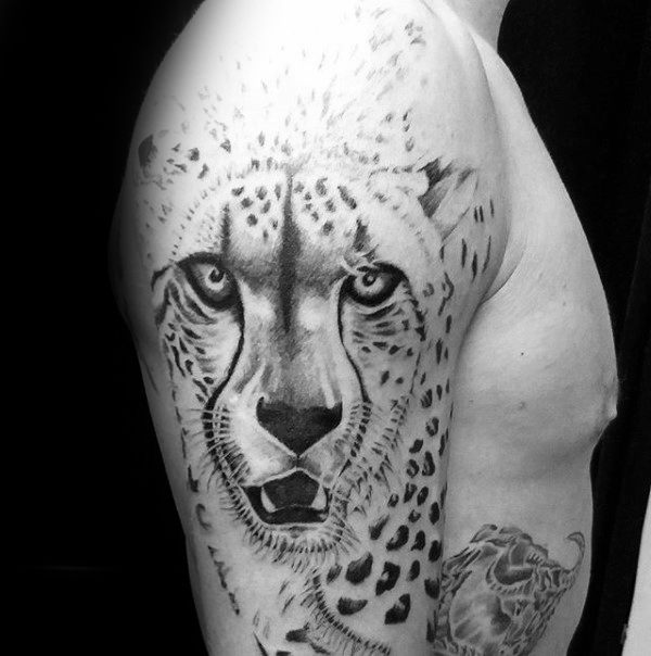 tatouage leopard 683