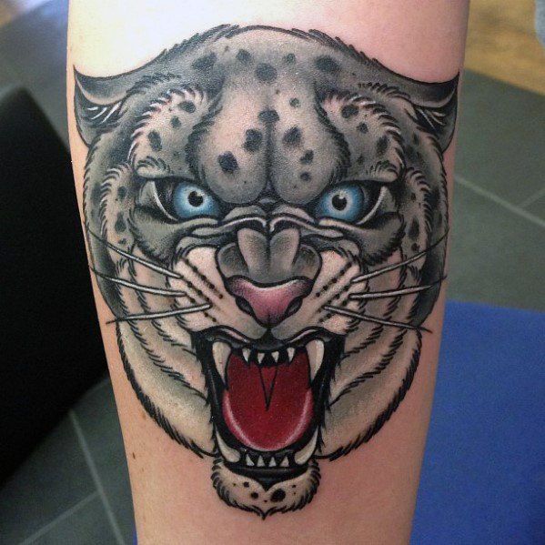 tatouage leopard 686