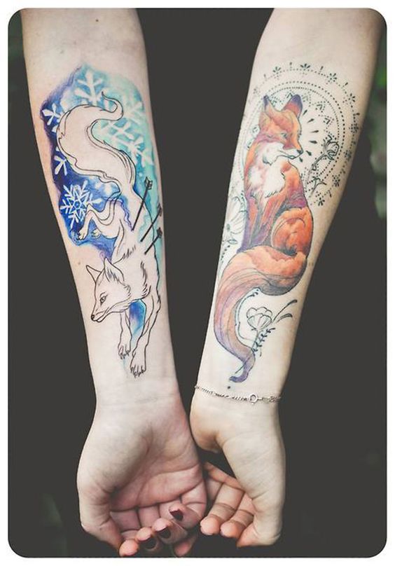 tatouage loup 113
