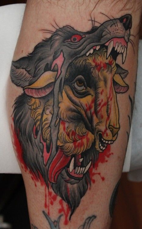 tatouage loup 149