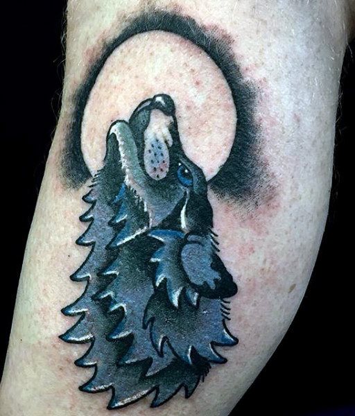 tatouage loup 329
