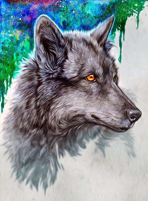 tatouage loup 551