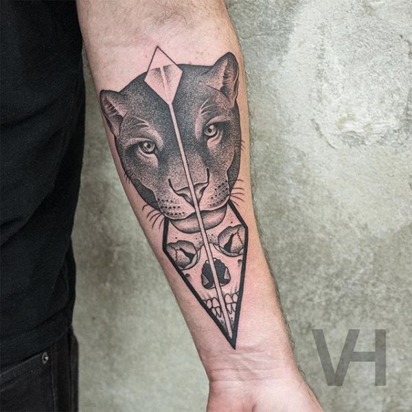 tatouage panthere 128