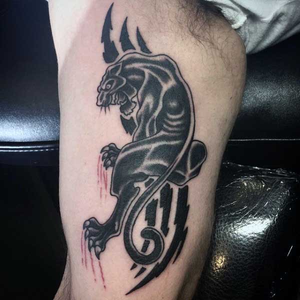 tatouage panthere 206
