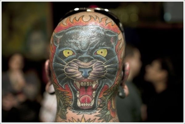 tatouage panthere 296