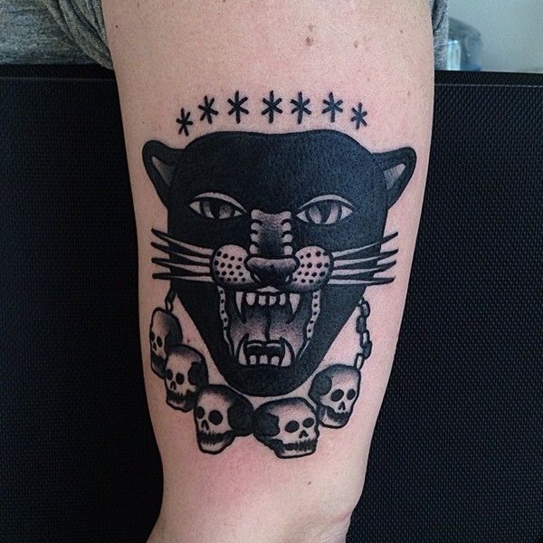 tatouage panthere 323
