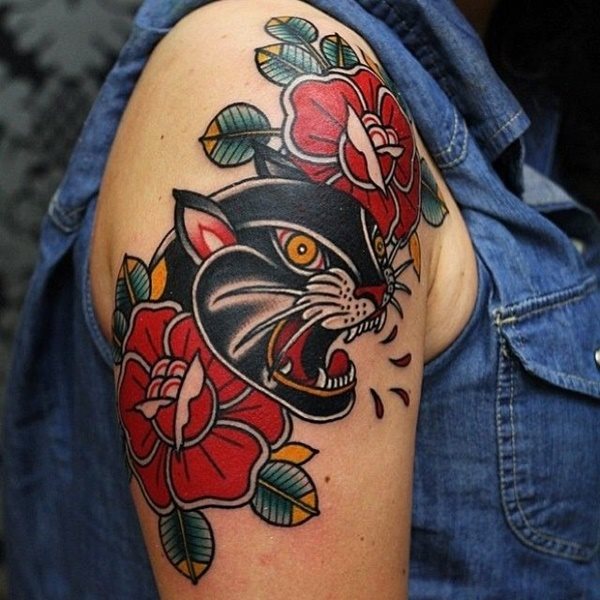 tatouage panthere 335