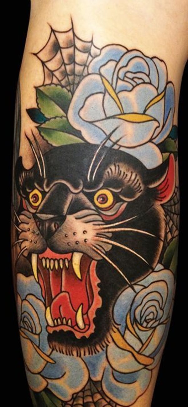 tatouage panthere 347