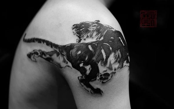 tatouage panthere 398