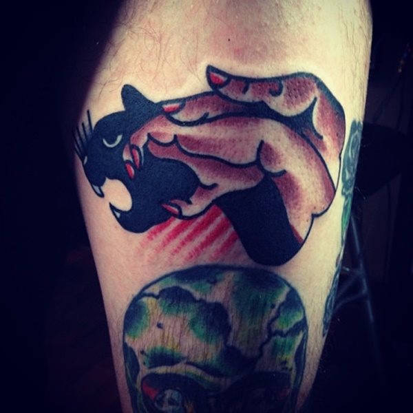 tatouage panthere 491