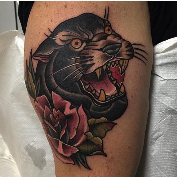 tatouage panthere 611