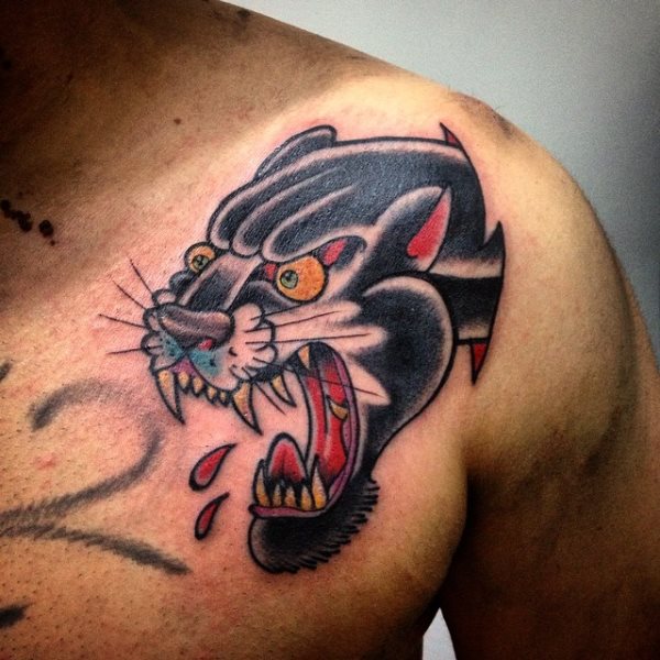 tatouage panthere 653