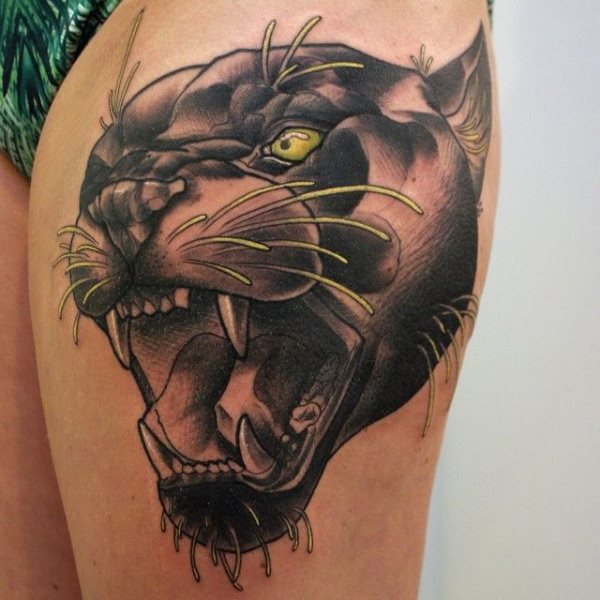 tatouage panthere 671