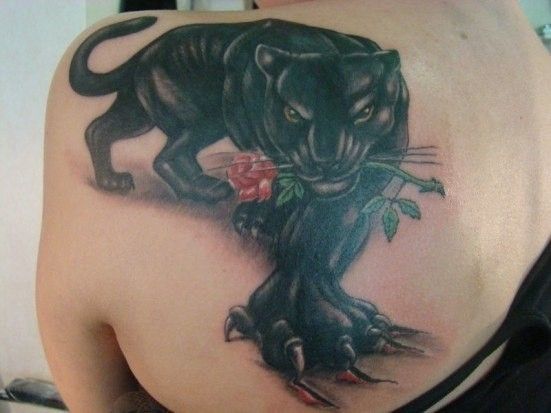 tatouage panthere 74