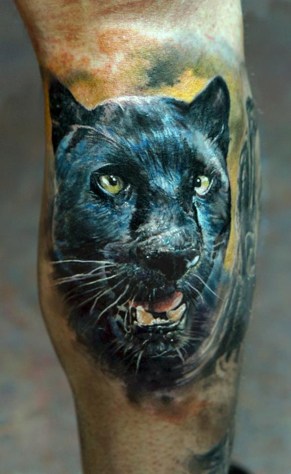 tatouage panthere 77