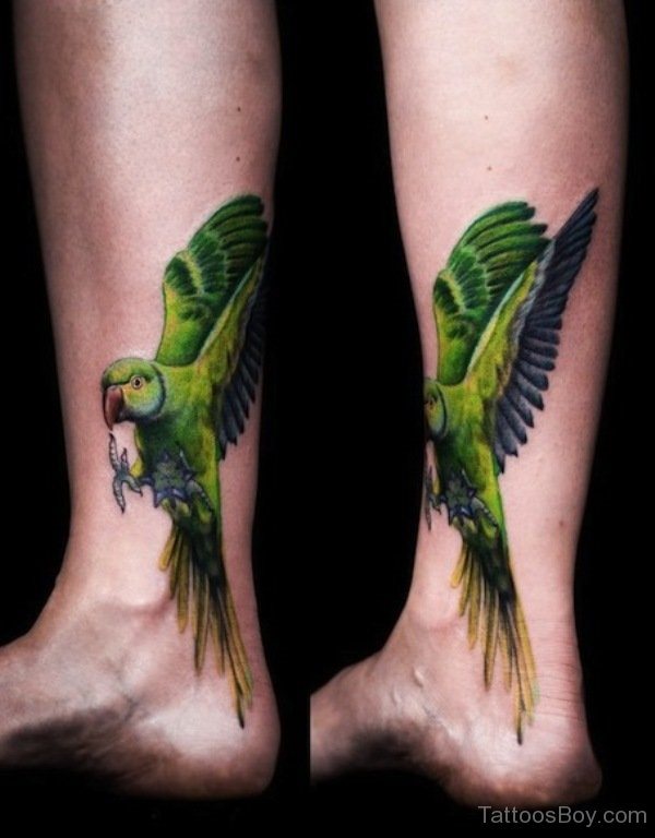 tatouage perroquet 14