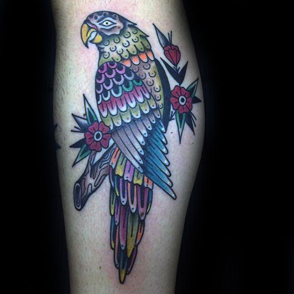 tatouage perroquet 149