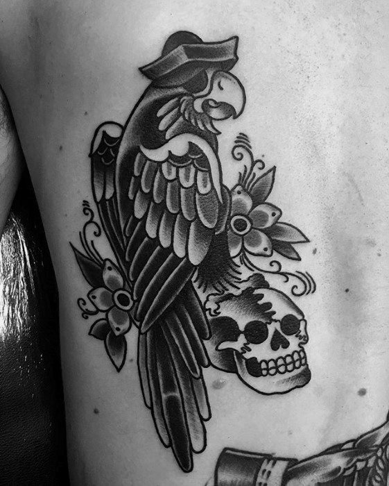 tatouage perroquet 227