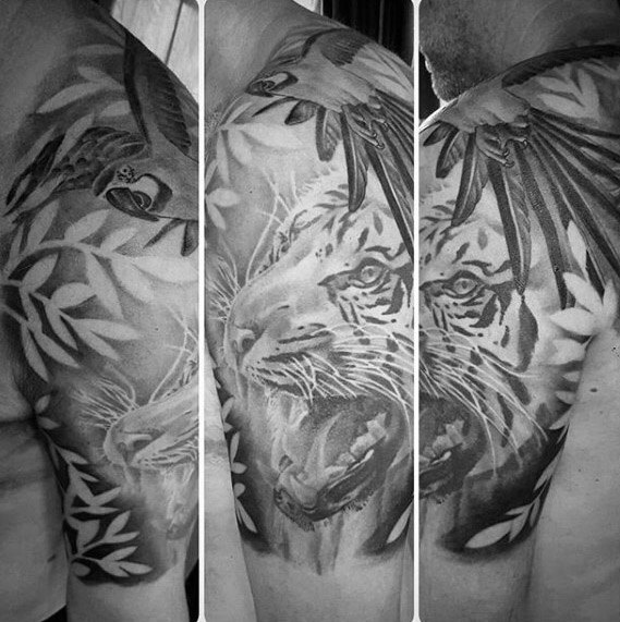 tatouage perroquet 245