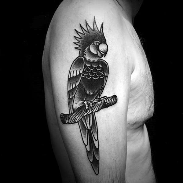 tatouage perroquet 278