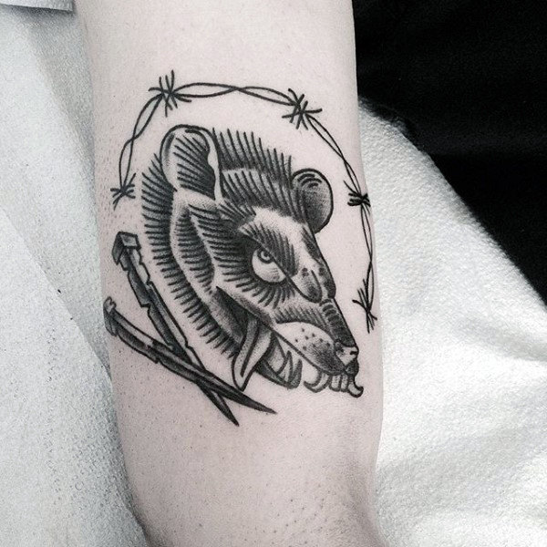 tatouage rat 149