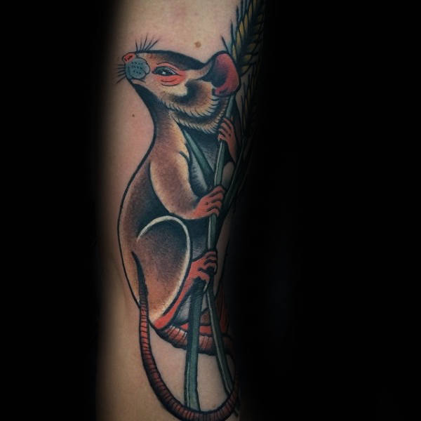 tatouage rat 17