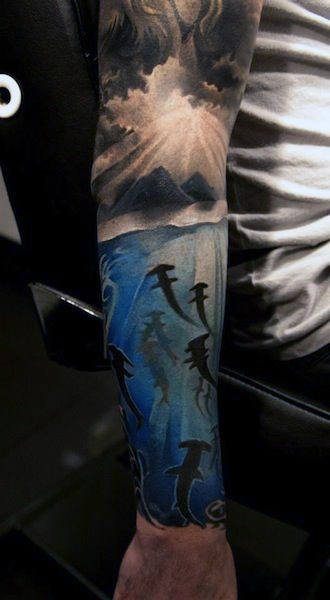 tatouage requin 155