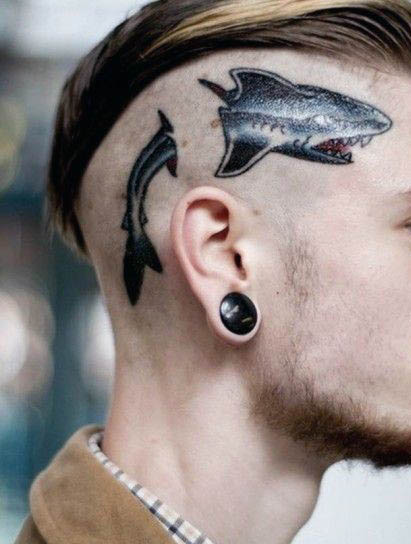 tatouage requin 206