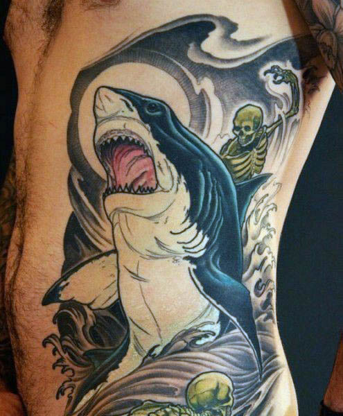 tatouage requin 356