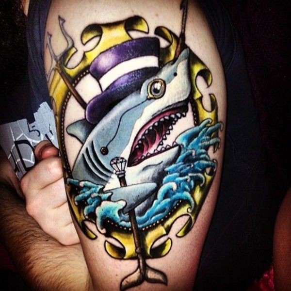 tatouage requin 98