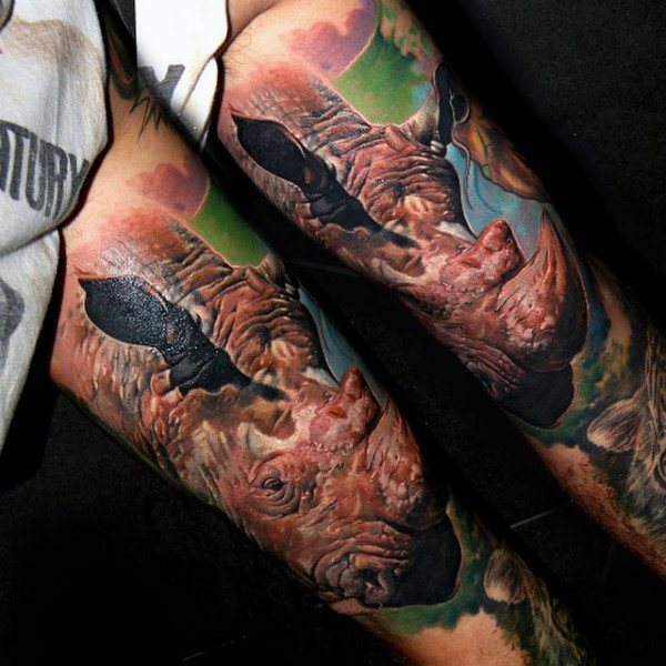 tatouage rhinoceros 119